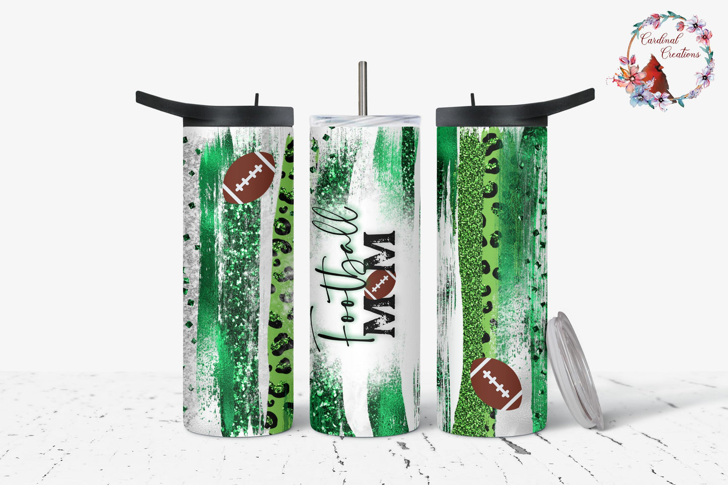 Football Mom 8 background color choices