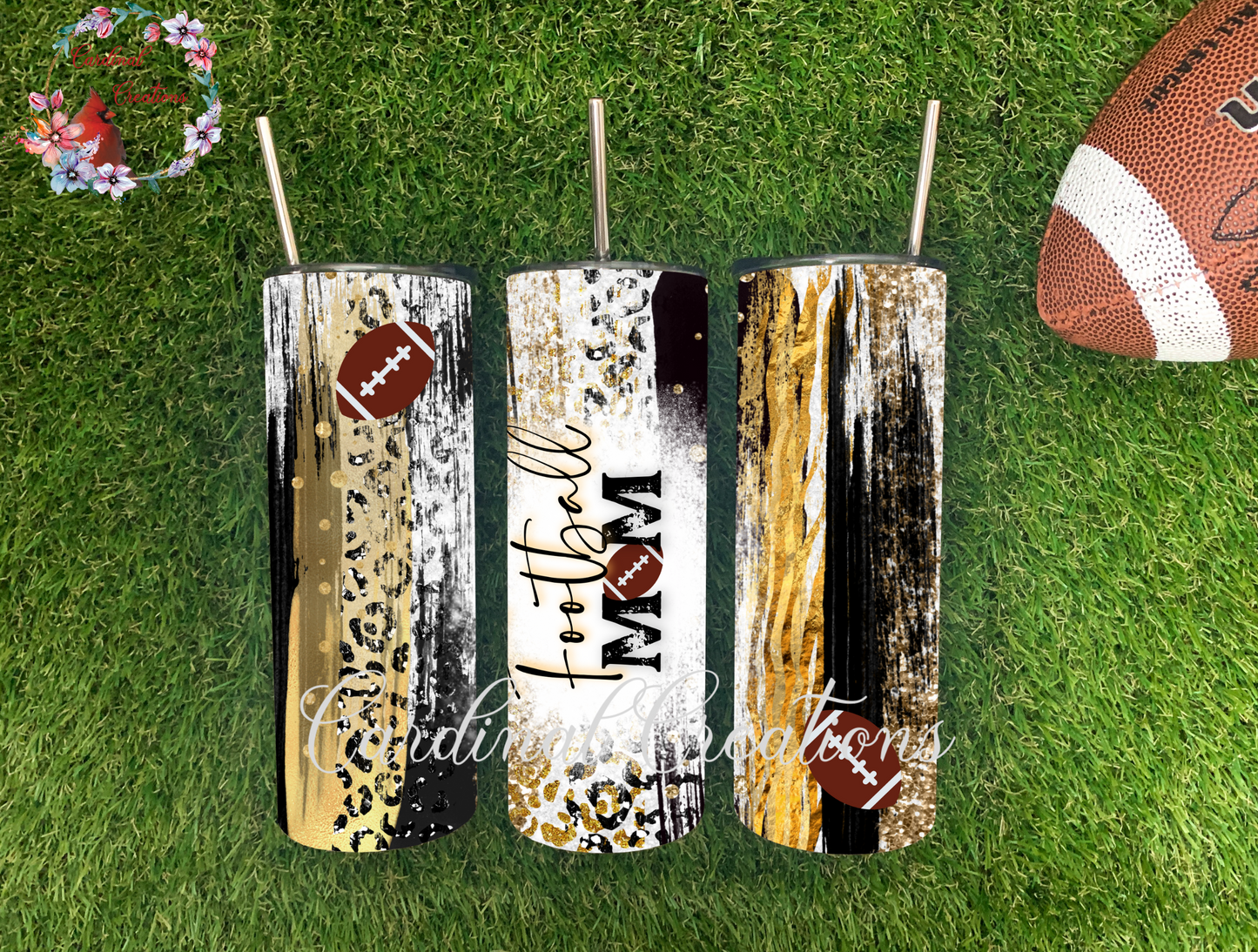 Football Mom 8 background color choices