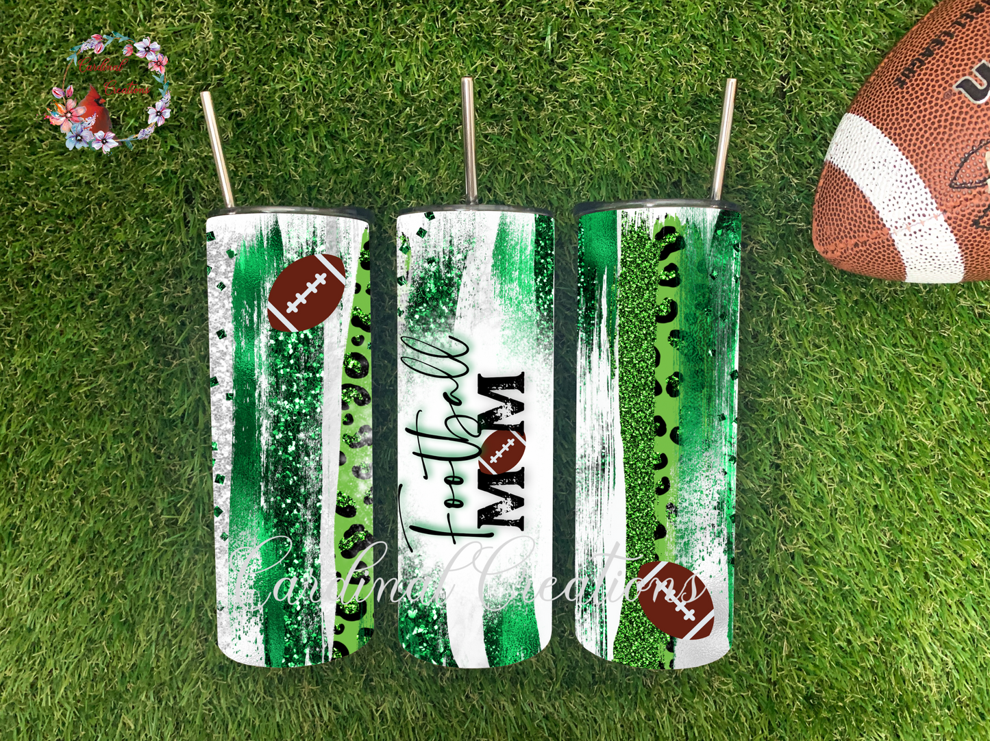 Football Mom 8 background color choices