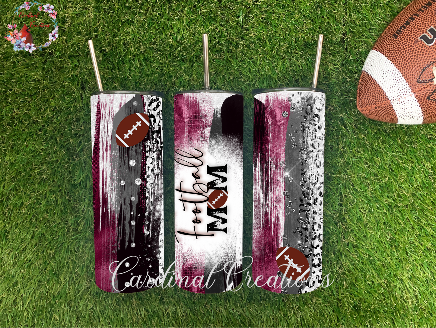 Football Mom 8 background color choices