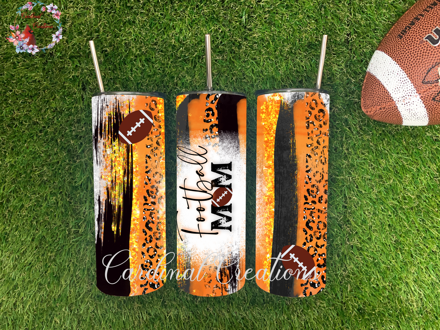 Football Mom 8 background color choices