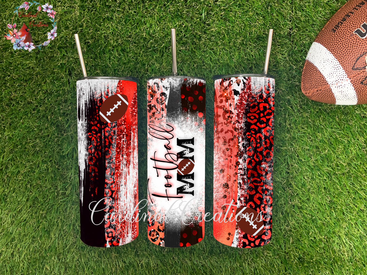 Football Mom 8 background color choices