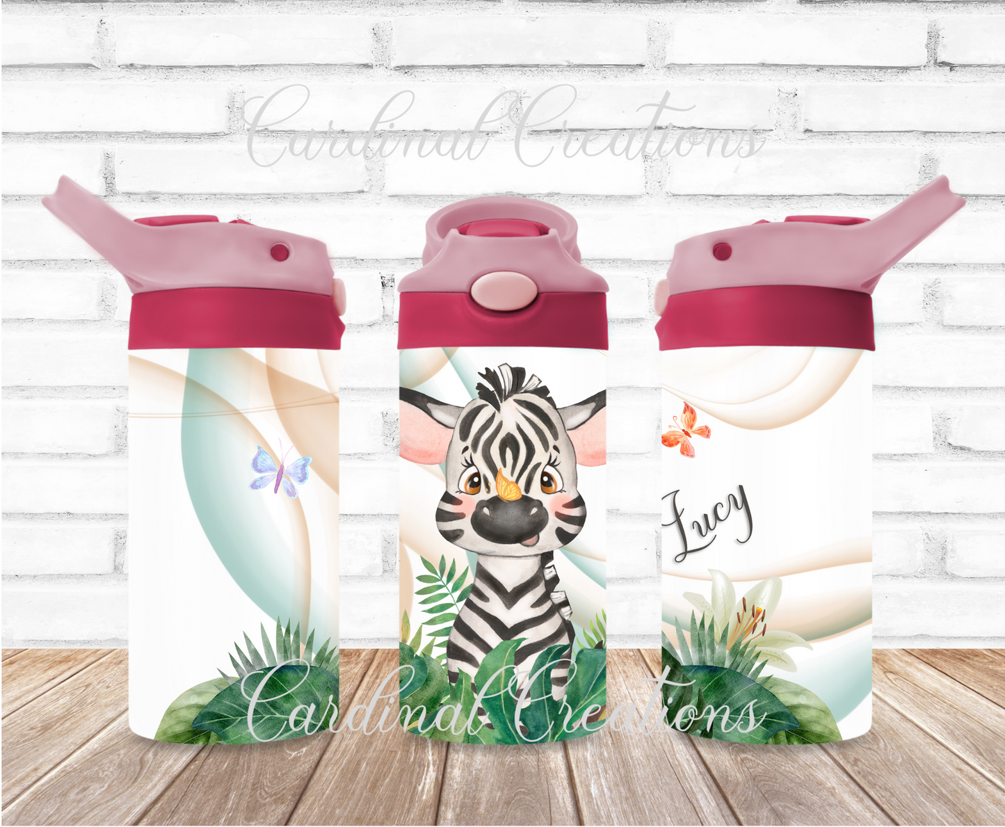 12oz Cute Zebra