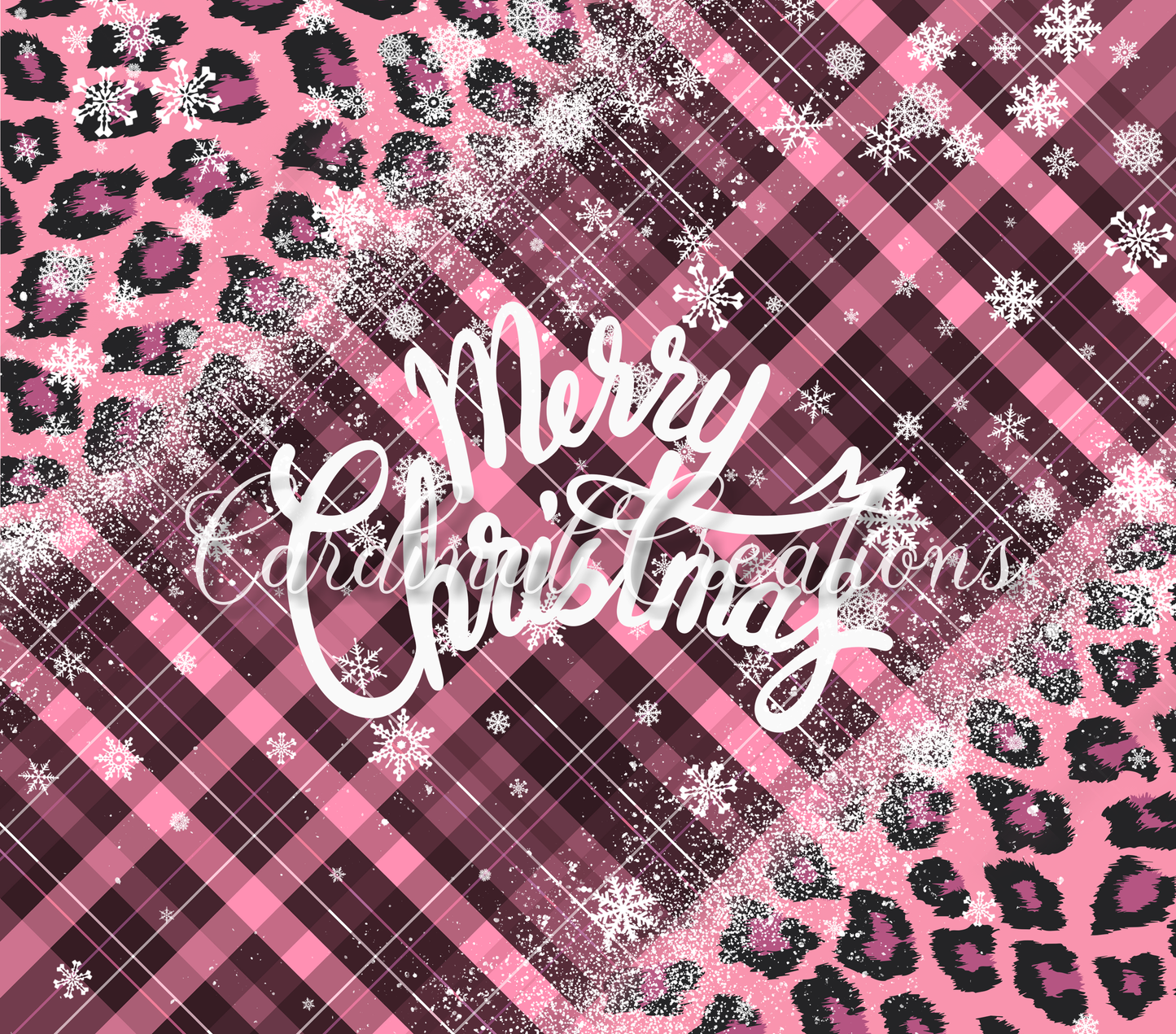 Merry Christmas Pink glam