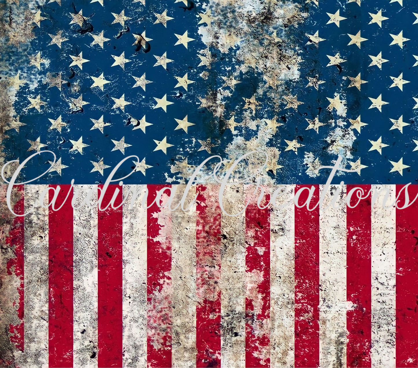 Distressed American Flag