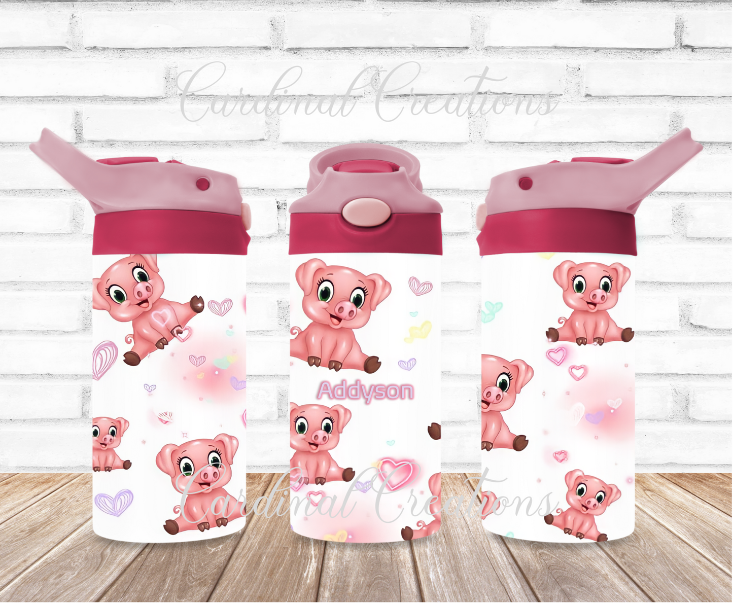 12oz Cute Piggies