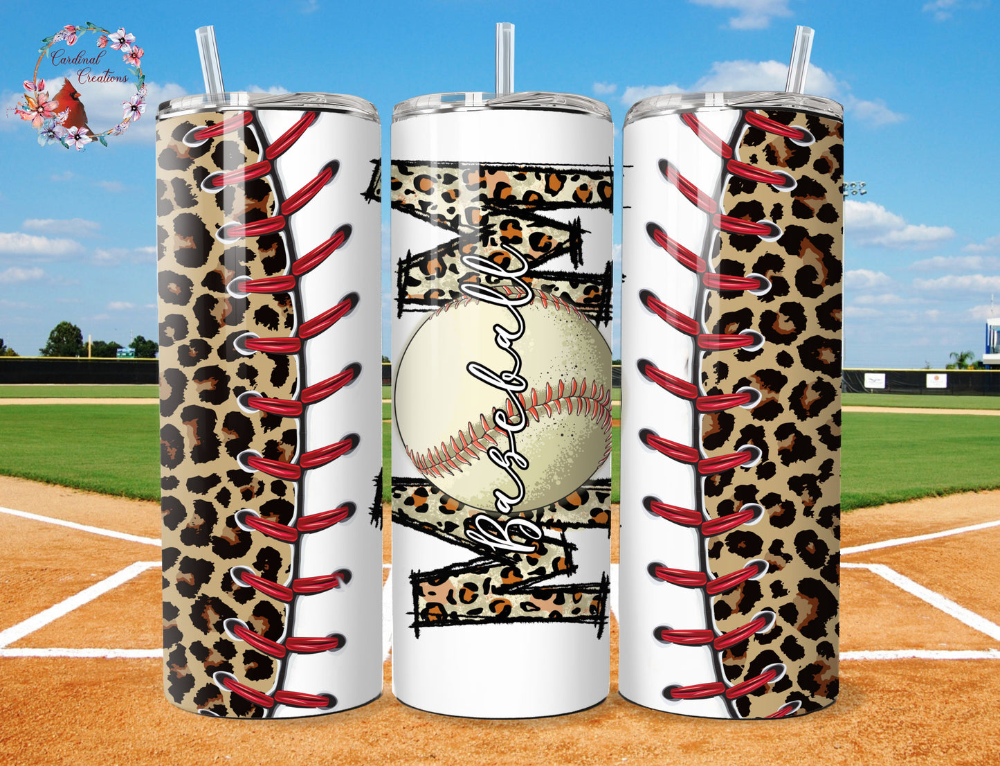 Baseball Mom Leopard