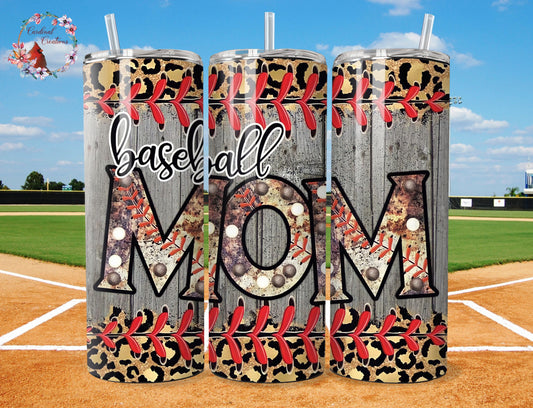 Baseball Mom Rustic