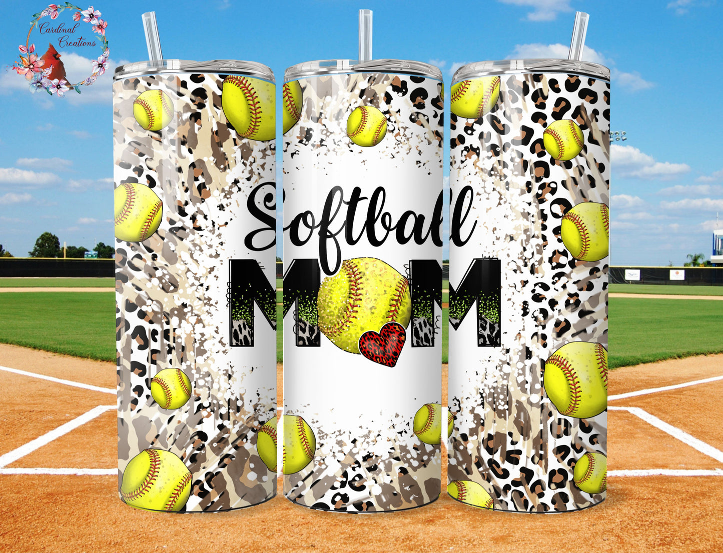 Softball Mom Leopard