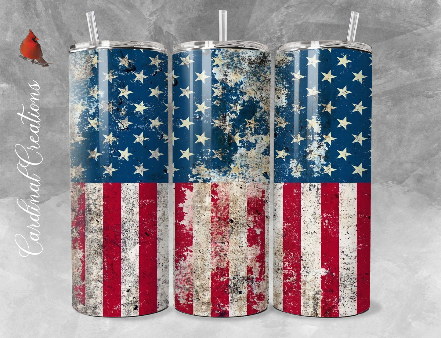 Distressed American Flag