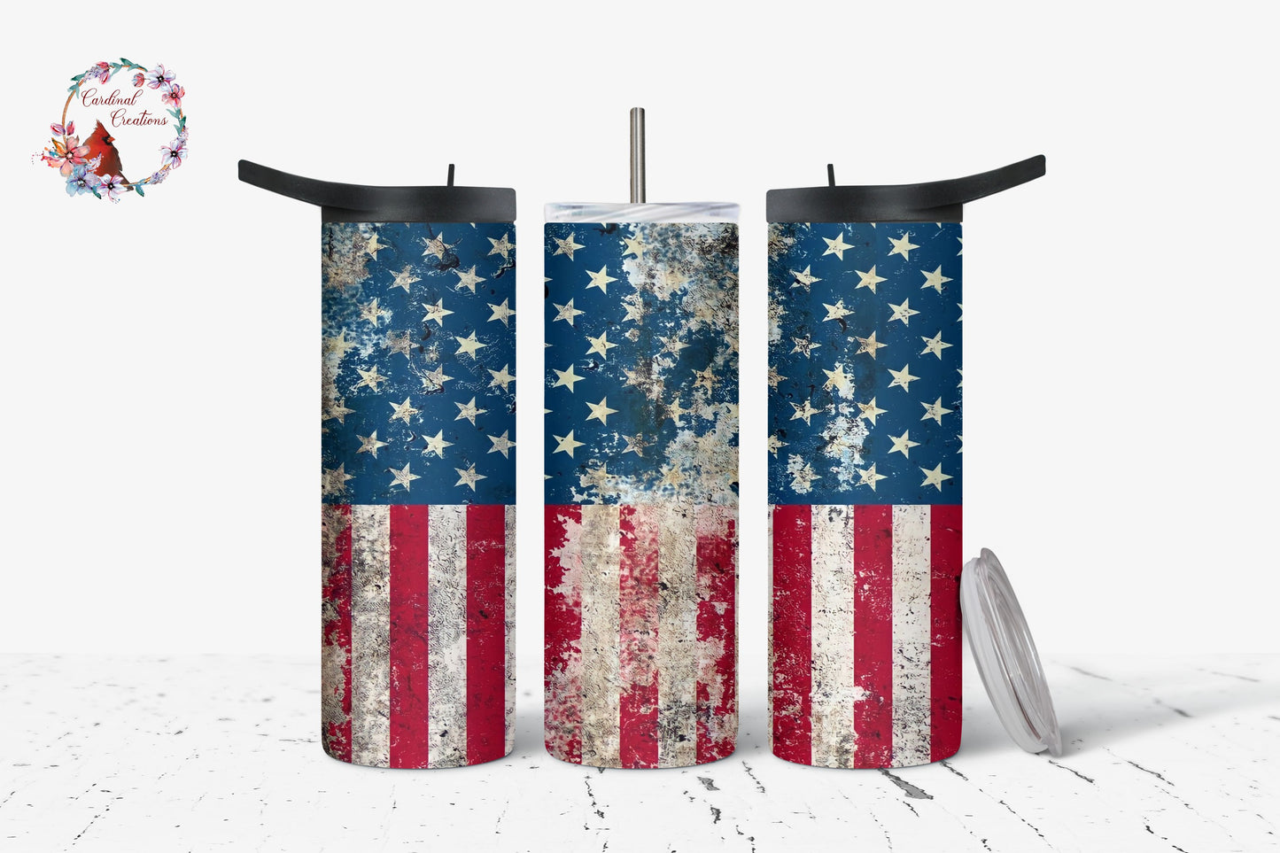 Distressed American Flag