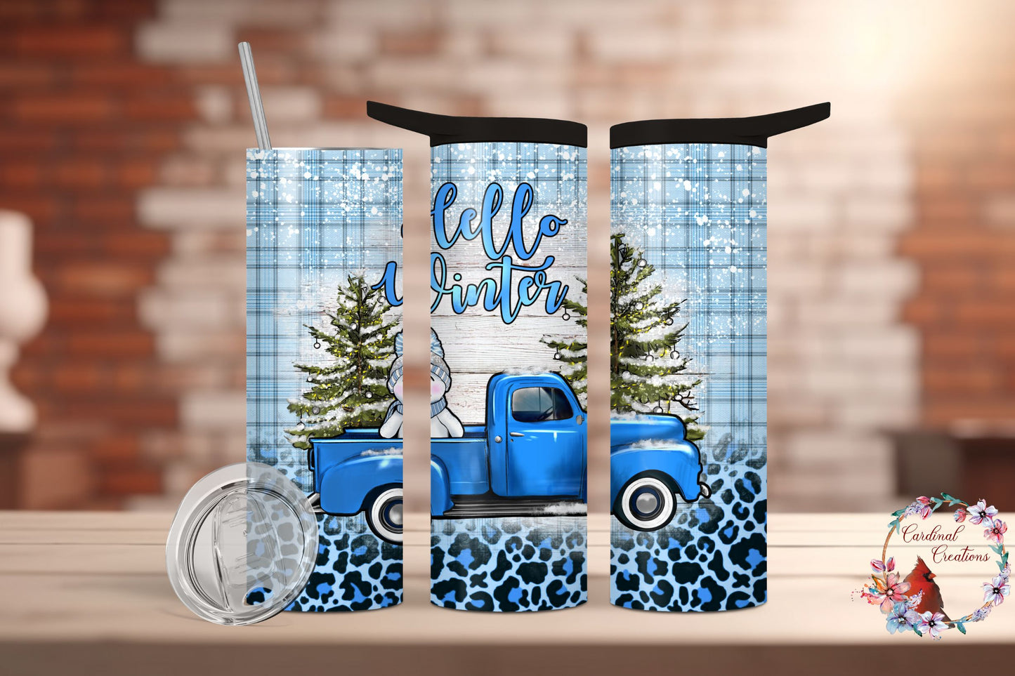 Hello Winter - Blue Truck