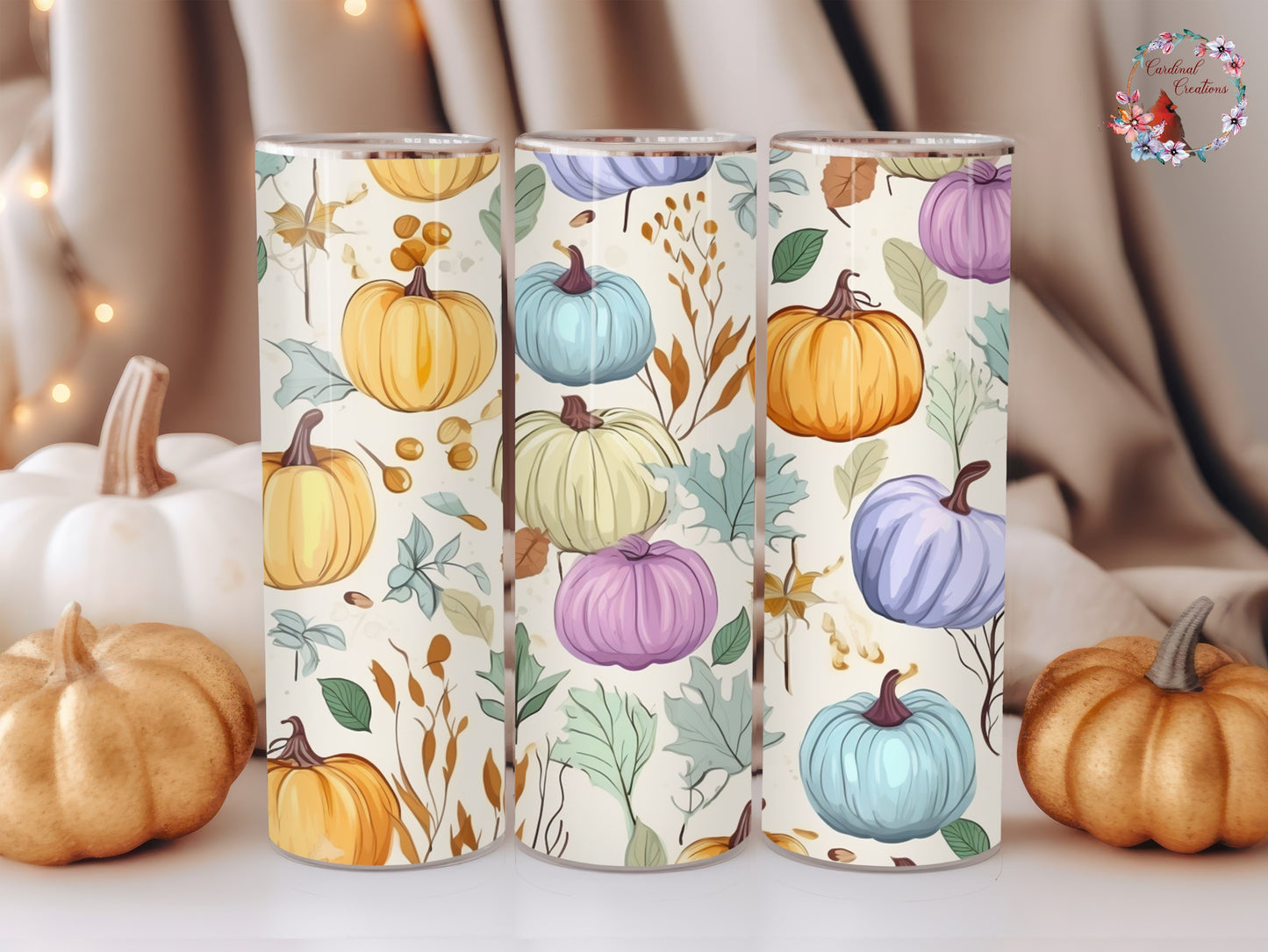 Colorful Pastel Pumpkins