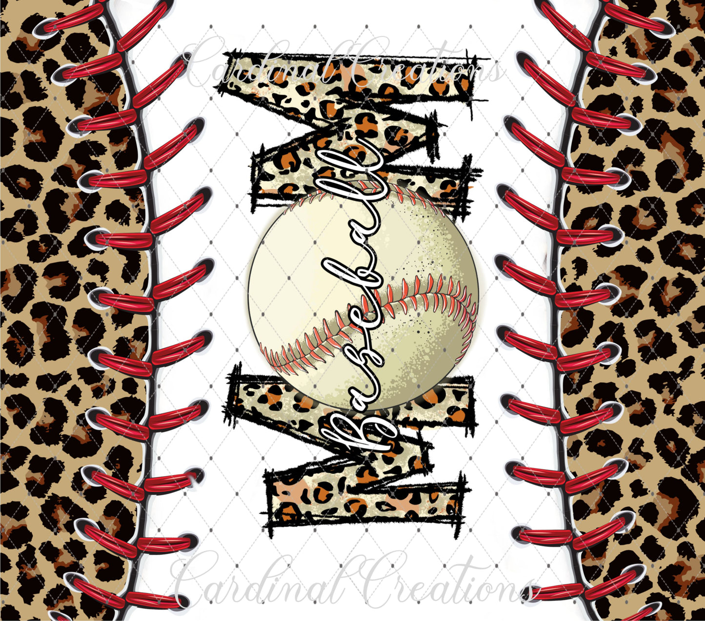 Baseball Mom Leopard